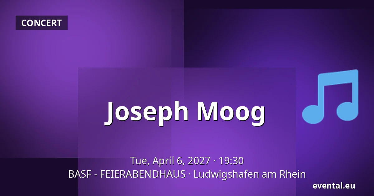 Joseph Moog — BASF - FEIERABENDHAUS, Ludwigshafen am Rhein