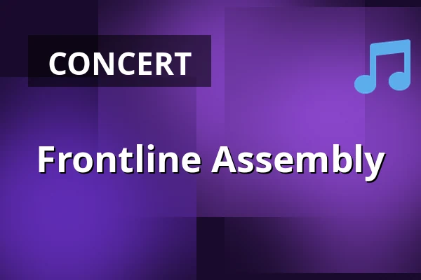 Frontline Assembly — Backstage München, Munich