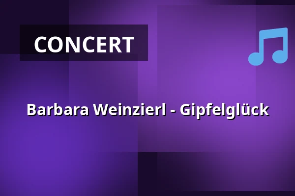 Barbara Weinzierl - Gipfelglück — Schlachthof München, Munich