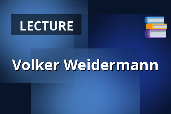 Volker Weidermann — Waschhaus Potsdam, Potsdam