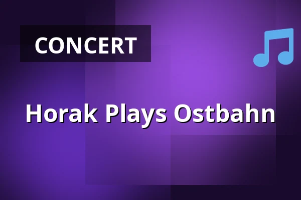 Horak Plays Ostbahn — Salzburg Rockhouse, Salzburg