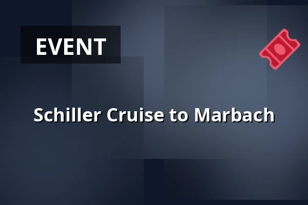 Schiller Cruise to Marbach — MS Wilhelma, Stuttgart