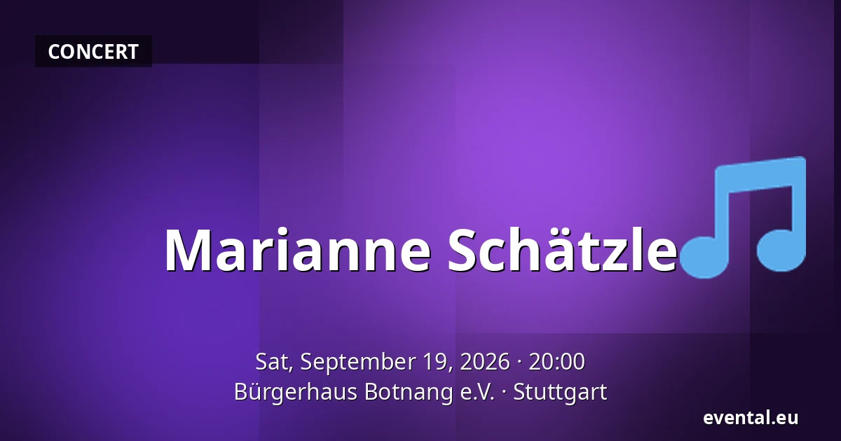 Marianne Schätzle — Bürgerhaus Botnang e.V., Stuttgart
