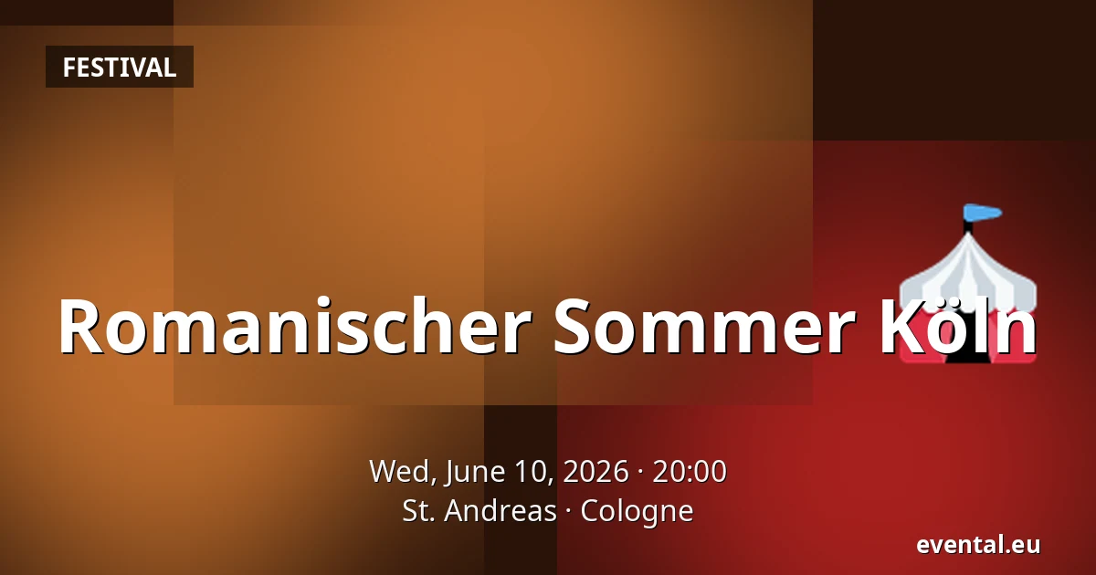 Romanischer Sommer Köln — St. Andreas, Cologne
