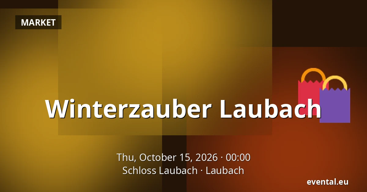 Winterzauber Laubach — Schloss Laubach, Laubach
