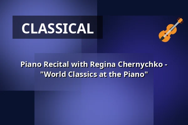 Piano Recital with Regina Chernychko - "World Classics at the Piano" — Burg Storkow, Storkow