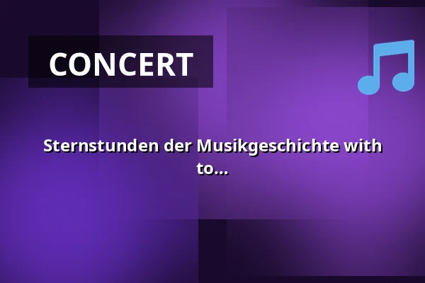 Sternstunden der Musikgeschichte with Lutz Gerlach & Ulrike Mai - from Classical to Jazz. Works by Bach, Chopin, Brubeck, Kurt Weill & Gerlach — Schloss Ribbeck, Nauen OT Ribbeck