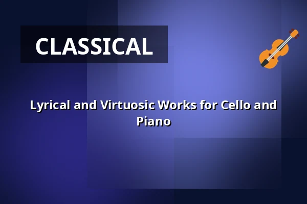 Lyrical and Virtuosic Works for Cello and Piano — Scharwenka Kulturforum, Bad Saarow