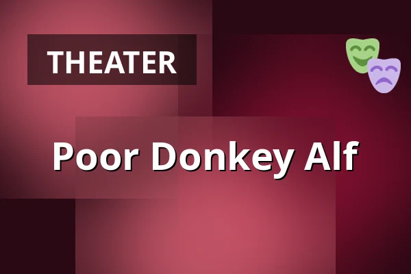 Poor Donkey Alf — Forst BW Haus Des Waldes, Stuttgart