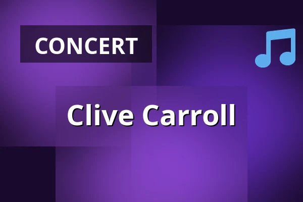 Clive Carroll — Alter Stadtsaal, Rathaushof, Speyer