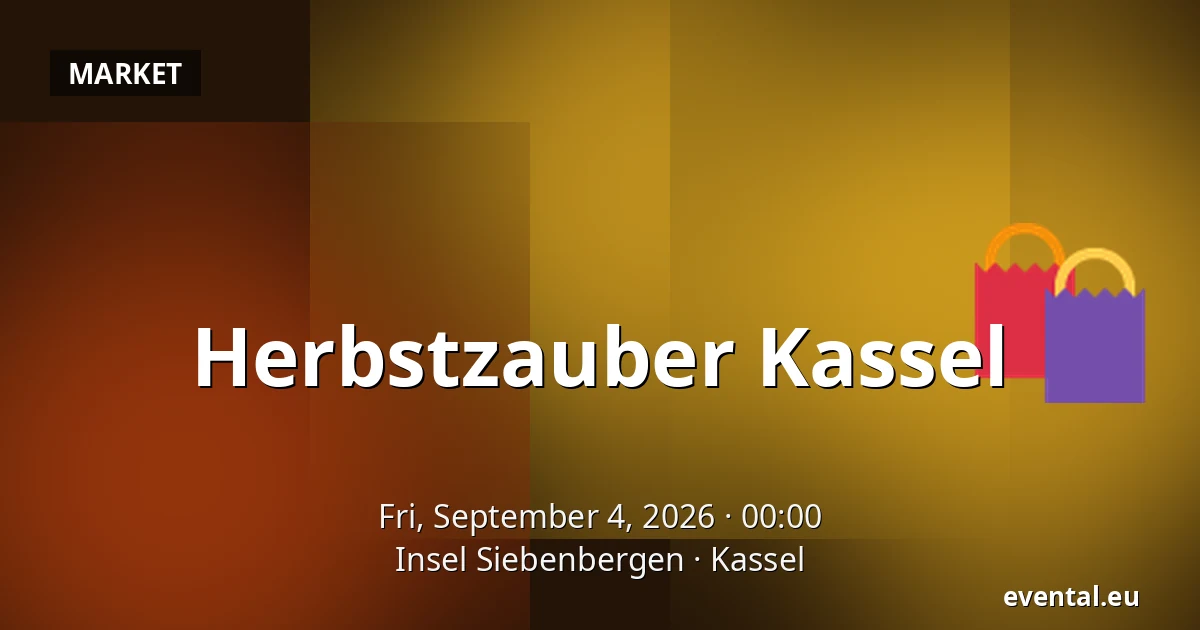 Herbstzauber Kassel — Insel Siebenbergen, Kassel