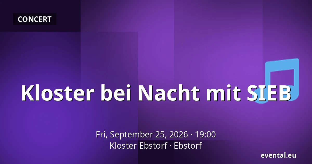 Kloster bei Nacht mit SIEB — Kloster Ebstorf, Ebstorf