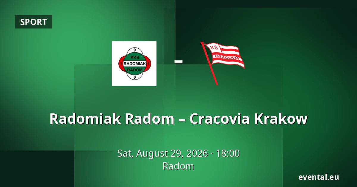 Radomiak Radom – Cracovia Krakow — Radom