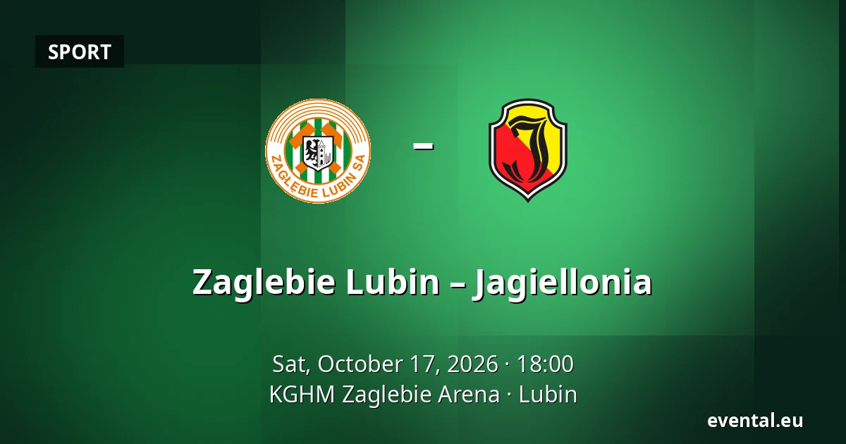 Zaglebie Lubin – Jagiellonia — KGHM Zaglebie Arena, Lubin