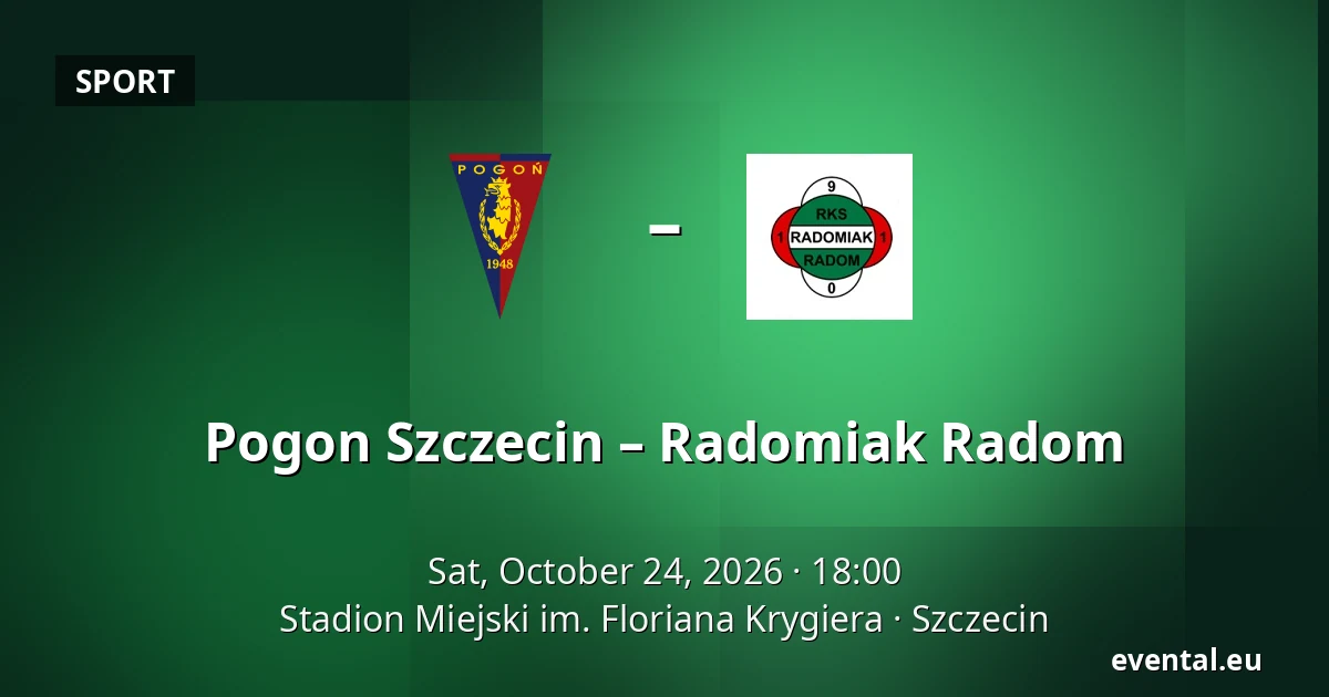 Pogon Szczecin – Radomiak Radom — Stadion Miejski im. Floriana Krygiera, Szczecin