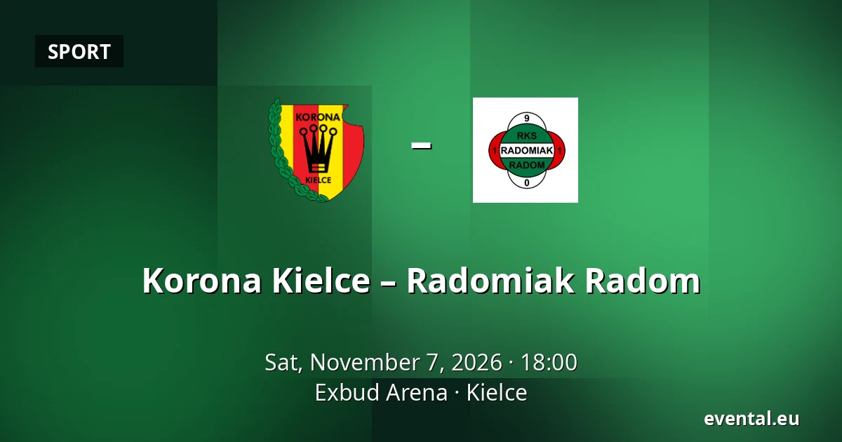 Korona Kielce – Radomiak Radom — Exbud Arena, Kielce