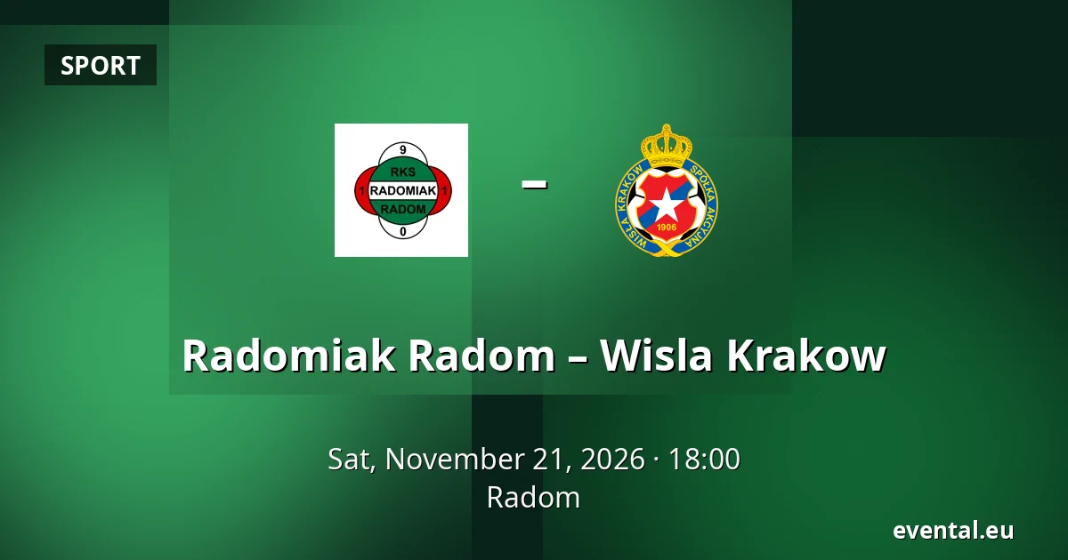 Radomiak Radom – Wisla Krakow — Radom