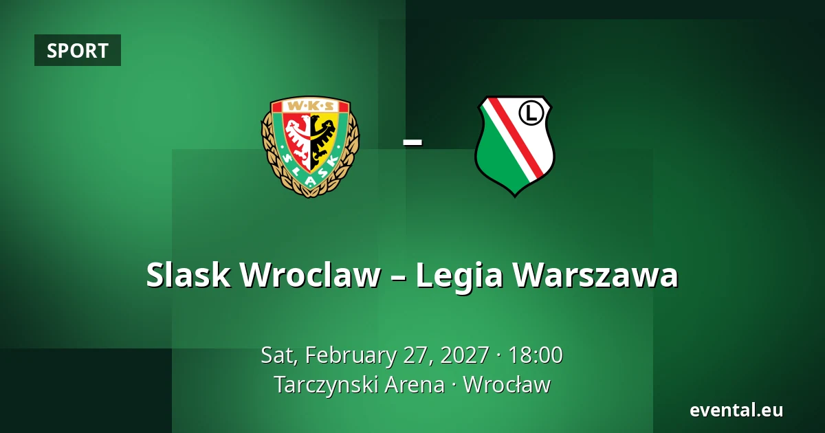 Slask Wroclaw – Legia Warszawa — Tarczynski Arena, Wrocław