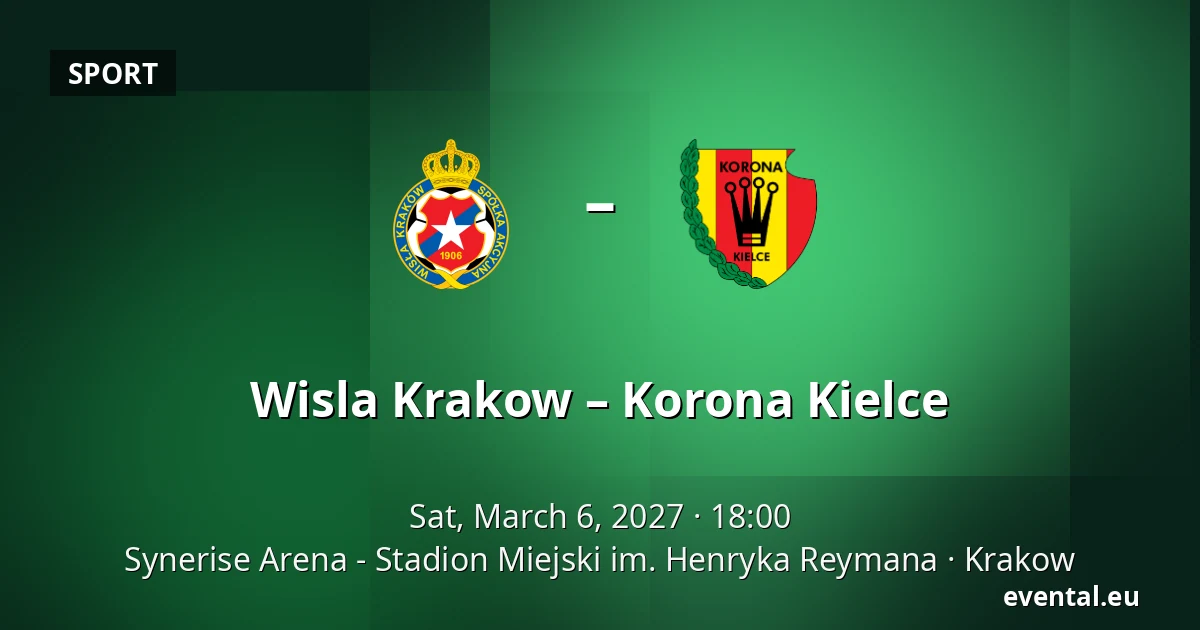Wisla Krakow – Korona Kielce — Synerise Arena - Stadion Miejski im. Henryka Reymana, Krakow