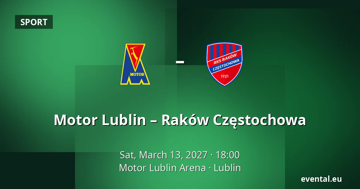 Motor Lublin – Raków Częstochowa — Motor Lublin Arena, Lublin