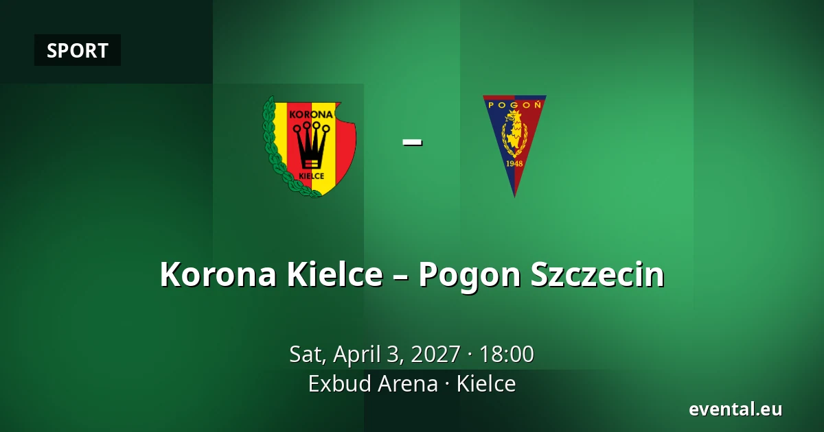 Korona Kielce – Pogon Szczecin — Exbud Arena, Kielce