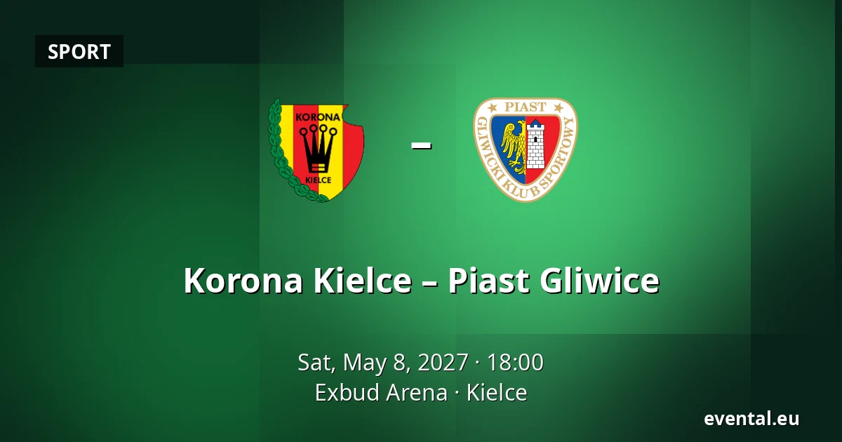 Korona Kielce – Piast Gliwice — Exbud Arena, Kielce