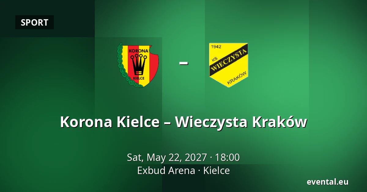 Korona Kielce – Wieczysta Kraków — Exbud Arena, Kielce