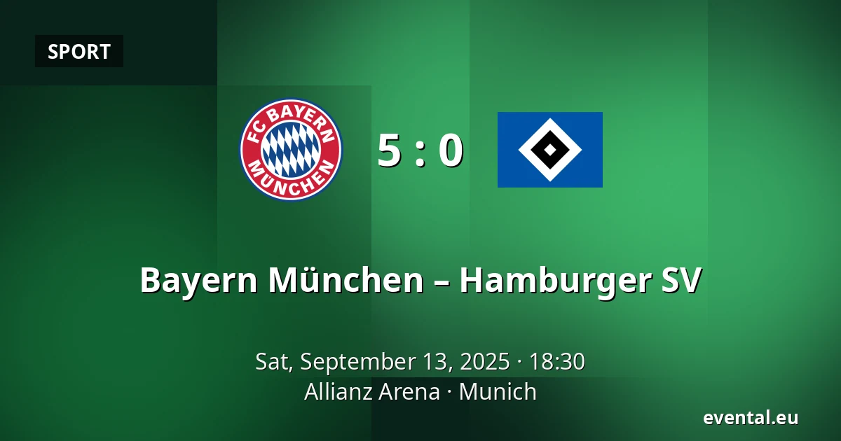 Bayern München – Hamburger SV — Allianz Arena, Munich