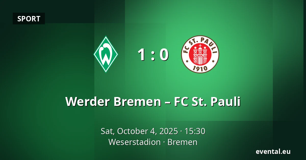 Werder Bremen – FC St. Pauli — Weserstadion, Bremen