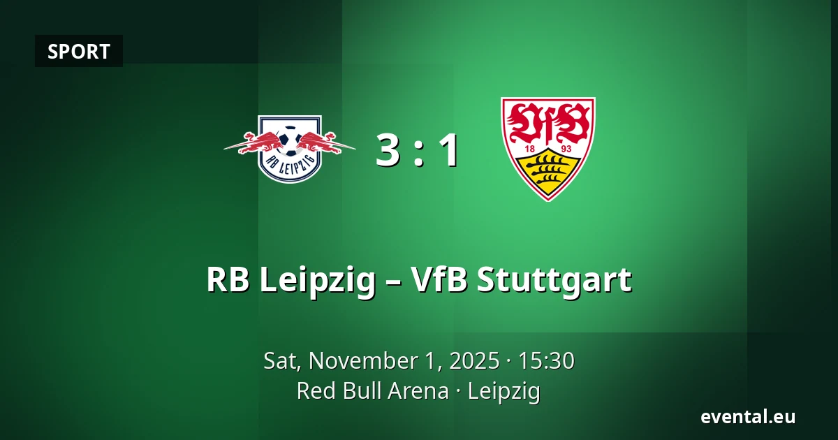 RB Leipzig – VfB Stuttgart — Red Bull Arena, Leipzig