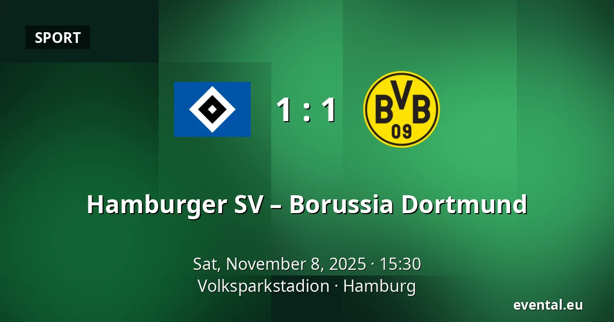 Hamburger SV – Borussia Dortmund — Volksparkstadion, Hamburg