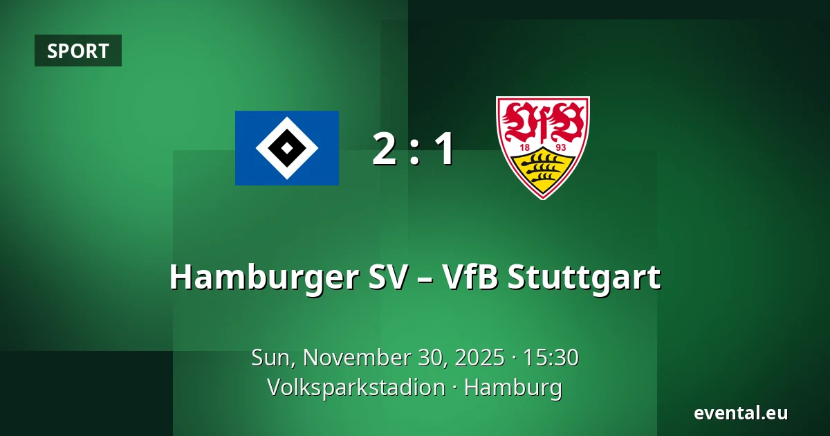 Hamburger SV – VfB Stuttgart — Volksparkstadion, Hamburg