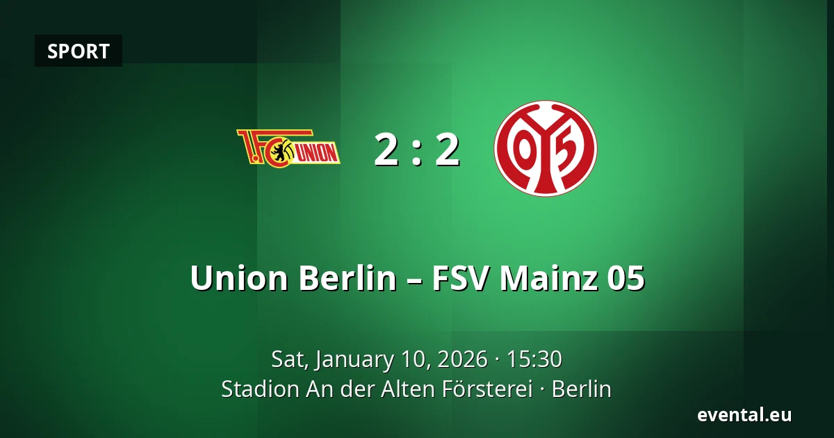Union Berlin – FSV Mainz 05 — Stadion An der Alten Försterei, Berlin