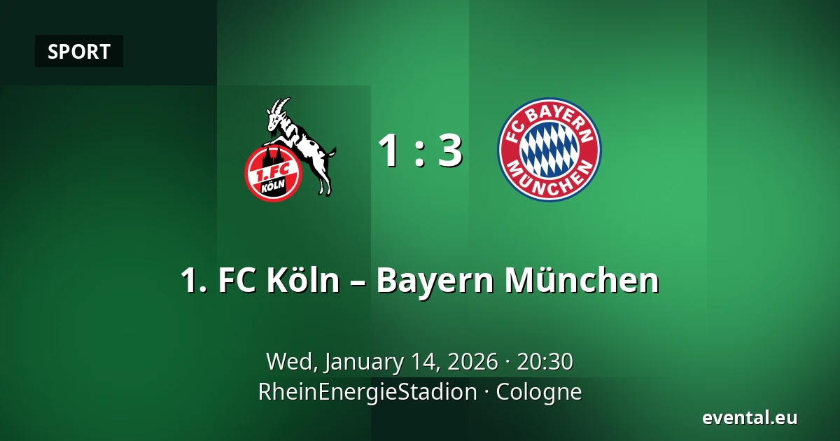 1. FC Köln – Bayern München — RheinEnergieStadion, Cologne