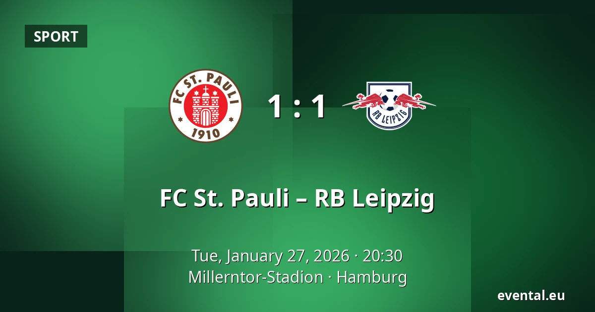 FC St. Pauli – RB Leipzig — Millerntor-Stadion, Hamburg