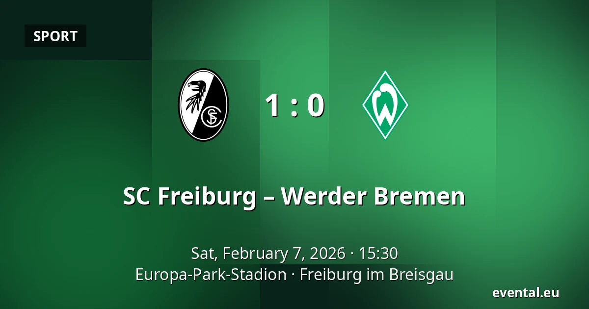 SC Freiburg – Werder Bremen — Europa-Park-Stadion, Freiburg im Breisgau