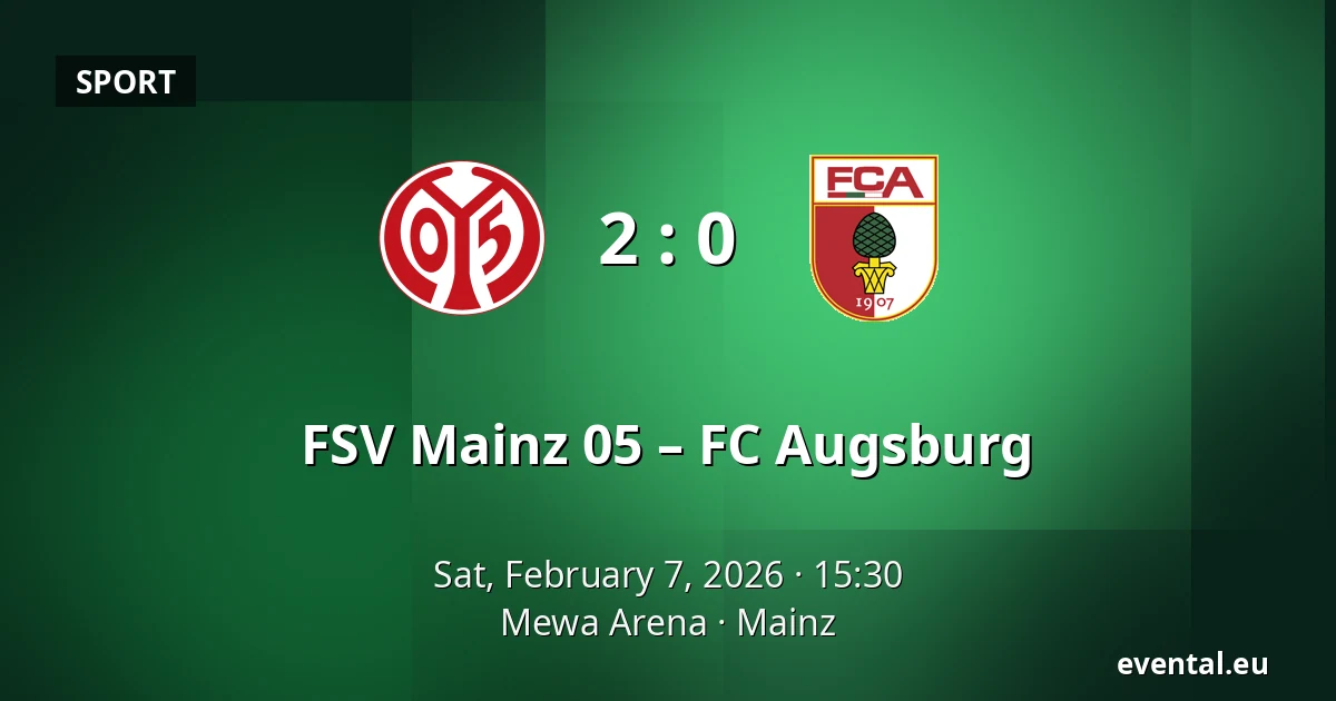 FSV Mainz 05 – FC Augsburg — Mewa Arena, Mainz