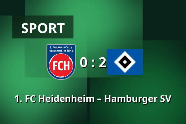 1. FC Heidenheim – Hamburger SV — Voith-Arena, Heidenheim an der Brenz