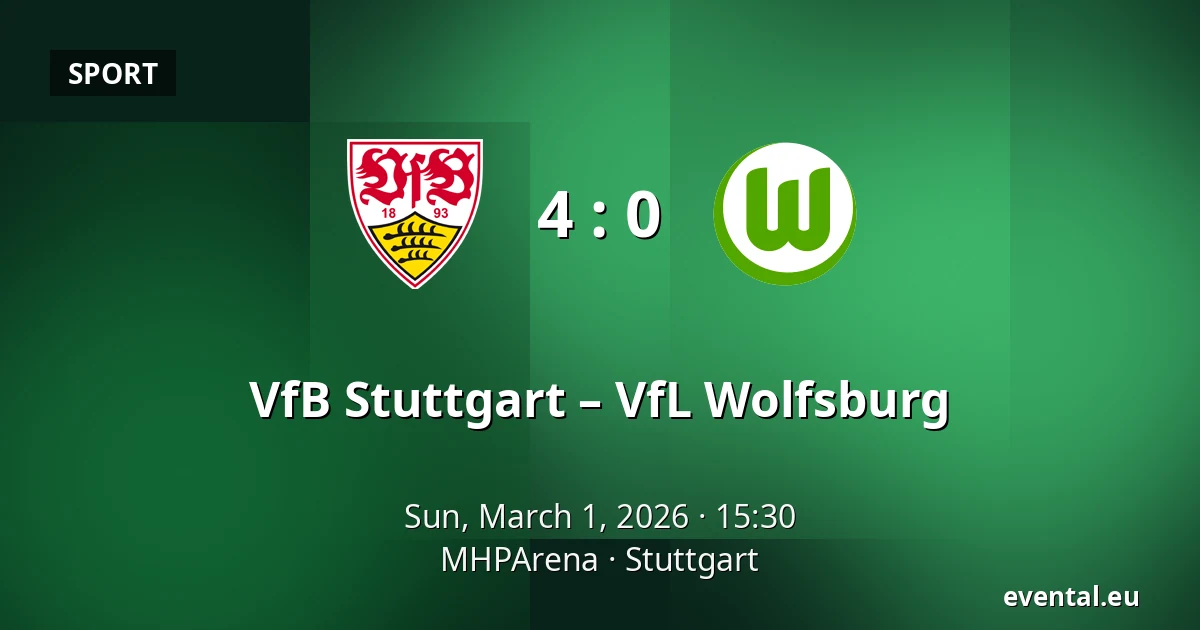 VfB Stuttgart – VfL Wolfsburg — MHPArena, Stuttgart