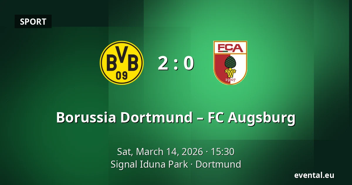 Borussia Dortmund – FC Augsburg — Signal Iduna Park, Dortmund