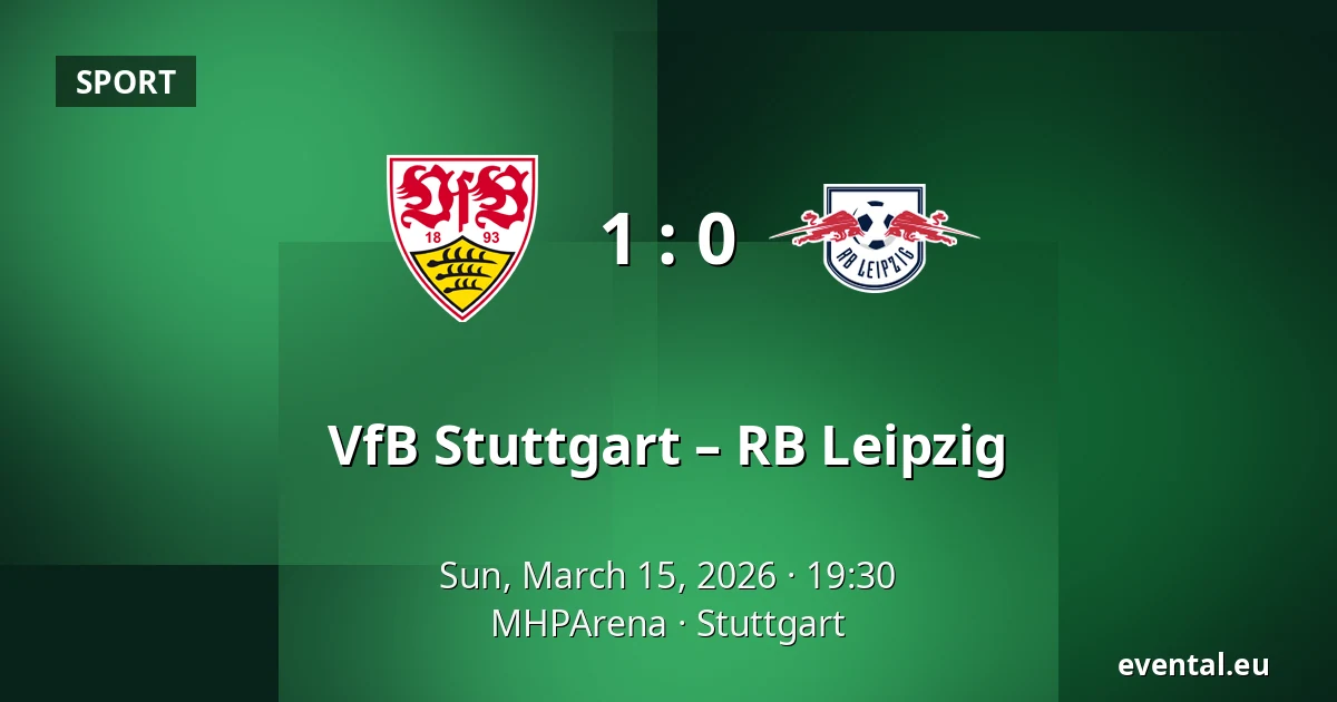 VfB Stuttgart – RB Leipzig — MHPArena, Stuttgart