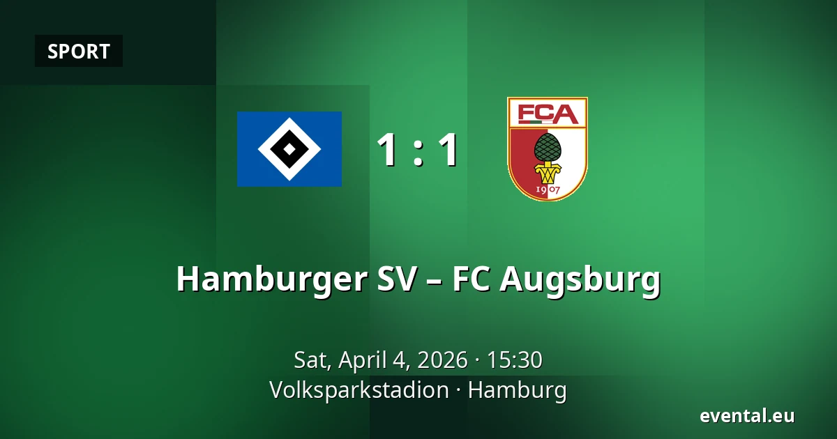 Hamburger SV – FC Augsburg — Volksparkstadion, Hamburg