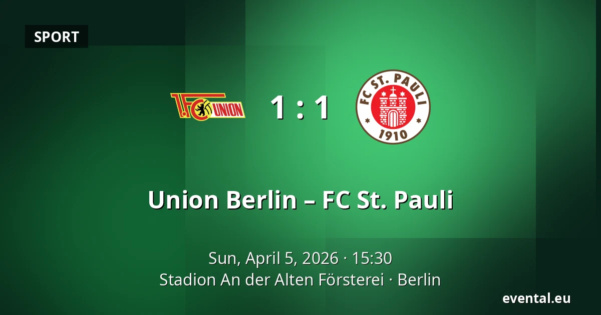 Union Berlin – FC St. Pauli — Stadion An der Alten Försterei, Berlin