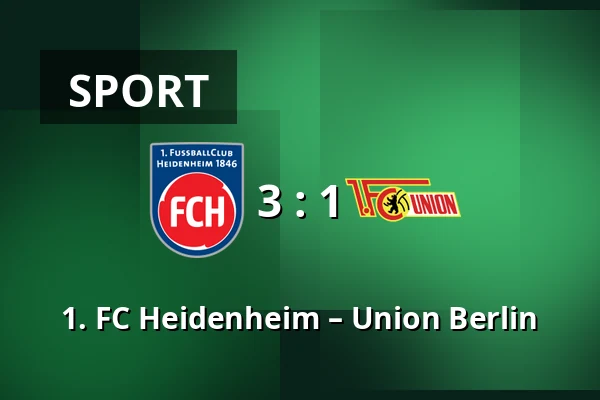 1. FC Heidenheim – Union Berlin — Voith-Arena, Heidenheim an der Brenz