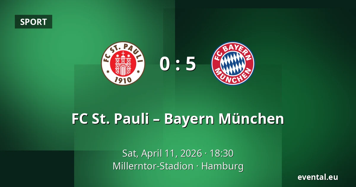 FC St. Pauli – Bayern München — Millerntor-Stadion, Hamburg