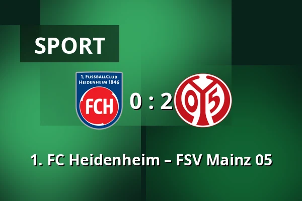 1. FC Heidenheim – FSV Mainz 05 — Voith-Arena, Heidenheim an der Brenz