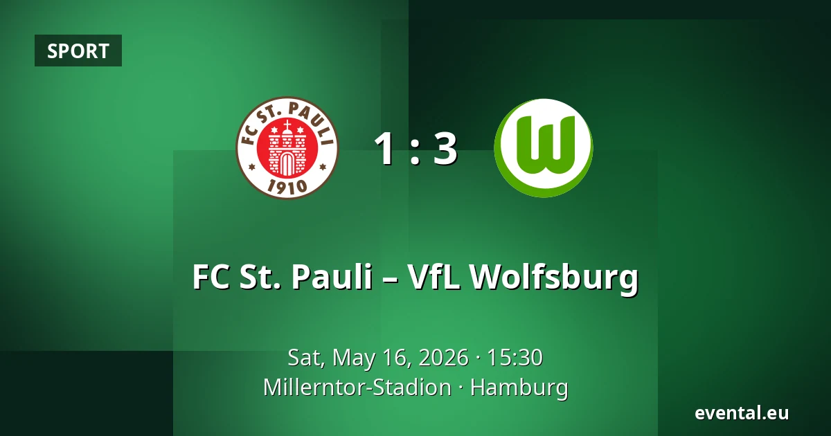 FC St. Pauli – VfL Wolfsburg — Millerntor-Stadion, Hamburg