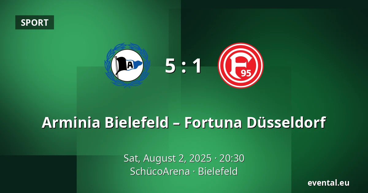 Arminia Bielefeld – Fortuna Düsseldorf — SchücoArena, Bielefeld