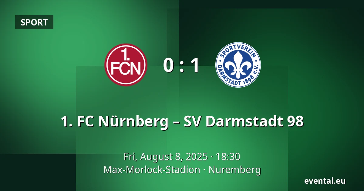 1. FC Nürnberg – SV Darmstadt 98 — Max-Morlock-Stadion, Nuremberg