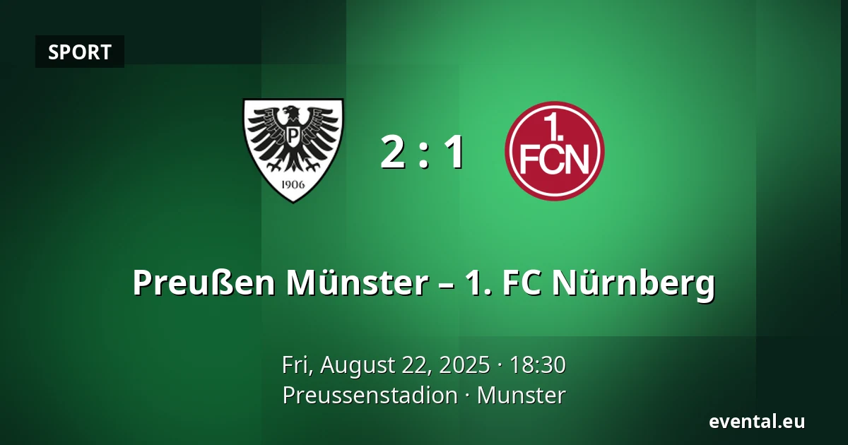Preußen Münster – 1. FC Nürnberg — Preussenstadion, Munster